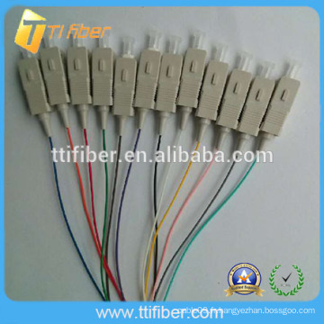 0.9mm SC UPC MM 12 core fiber optic pigtail